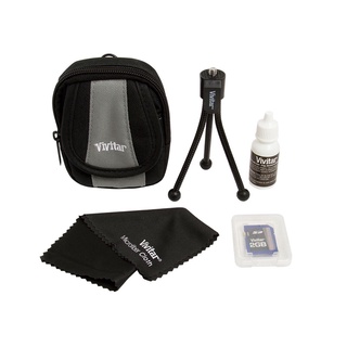 Conjunto Com 5 Acessórios Essenciais Para Câmera Digital Compacta Kit De Câmera 5 Itens Vivitar