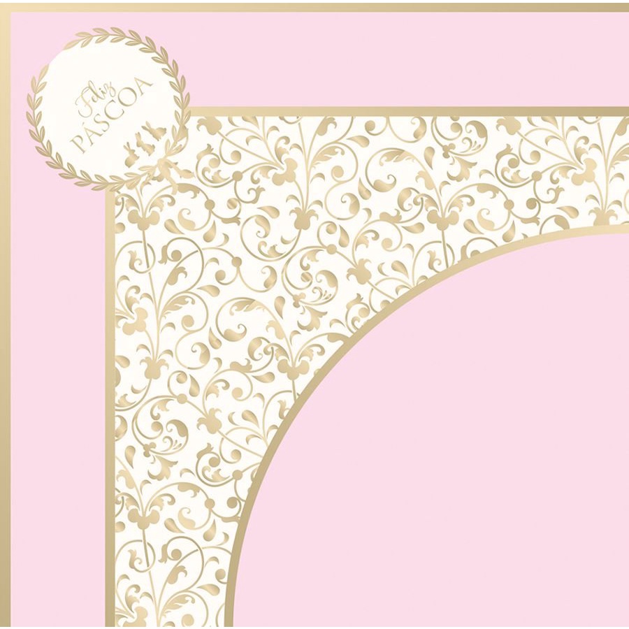 Saco Express 39x39cm para Ovos de 350g a 500g - Royalle Rosa - 05 unidades - Cromus Páscoa - Rizzo Distribuidora em Oferta na Shopee