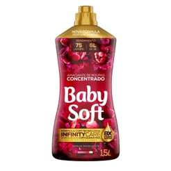 Amaciante Concentrado Baby Soft Desejo Envolvente 1,5L - Rende 75 lavagens