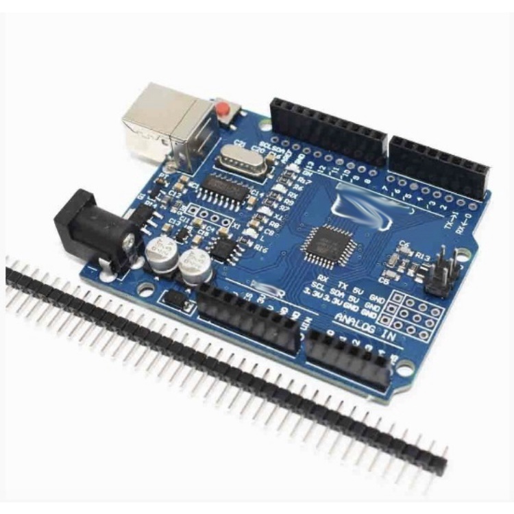 Placa Uno R3 Smd Mega328p Ch340 Ch340g Atmega16u2 Mega328p Chip Para Arduino Uno R3 Shopee 8439