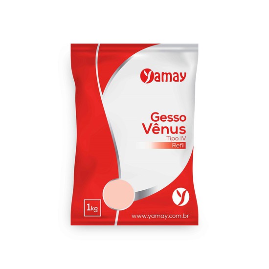 Gesso Especial Venus Tipo IV Salmão - Yamay - 1Kg