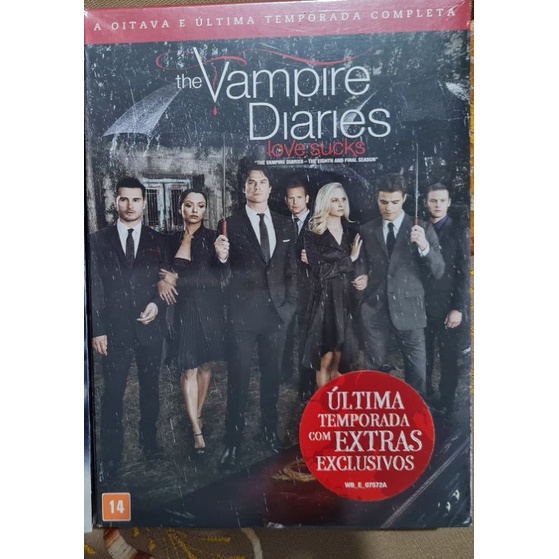 Dvd 8 temporada The Vampire Diaries LACRADO | Shopee Brasil