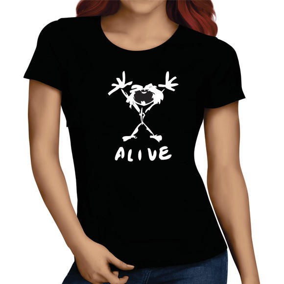 Camiseta Baby Look Pearl Jam Alive Camisa femi Black Even Flow Just Breathe Rock