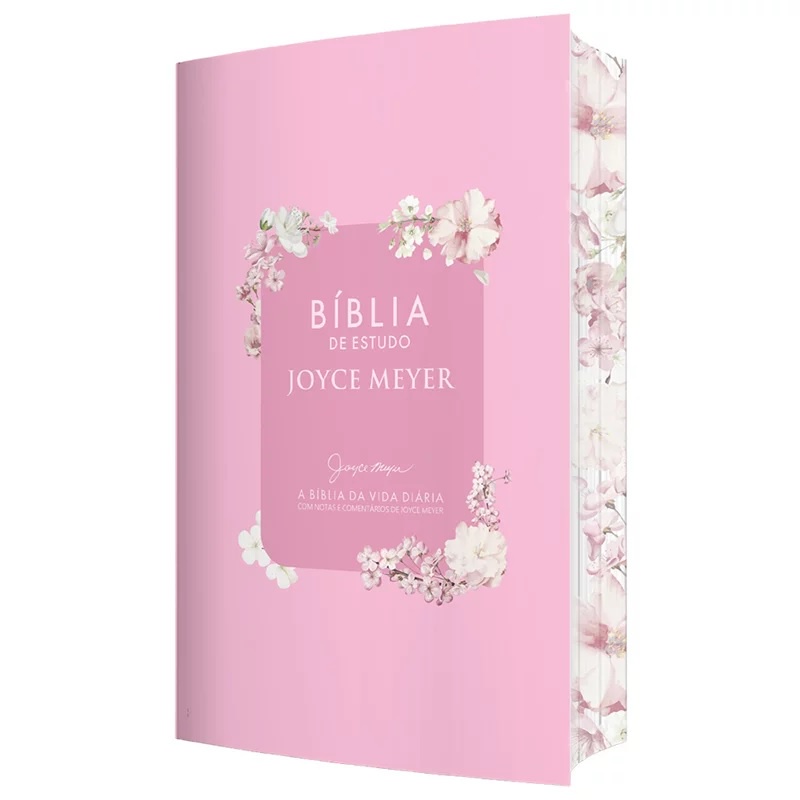 Bíblia De Estudo Joyce Meyer | Capa Floral | Letra Grande