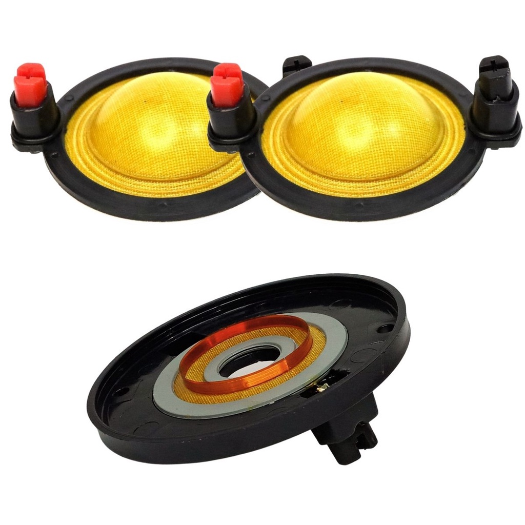 Kit 2 Reparos Driver D250x Alumínio e 1 Reparo Tweeter ST400 150W Rms Completo Compatível Com Selenium Jbl