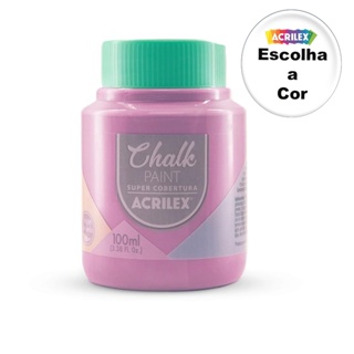 Tinta Artesanato Chalk Paint 100ml Acrilex - Escolha a Cor em Oferta na Shopee