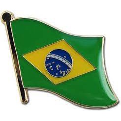 Pin Bandeira do Brasil Broche Lote com 3 Unidades | Shopee Brasil