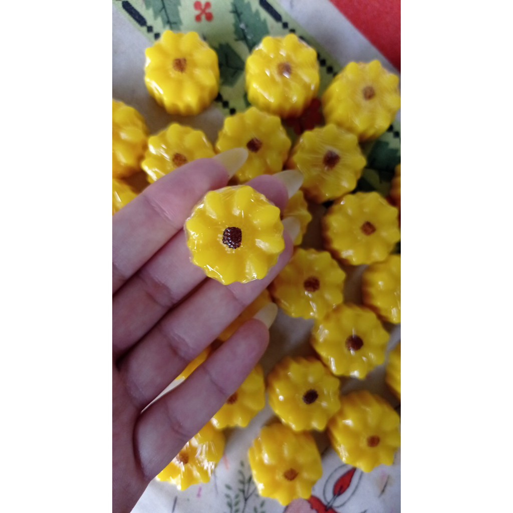 20 Sabonete Artesanal Mini Margarida ou Mini Girassol ~