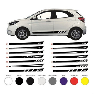 Acessórios Adesivos Faixas Laterais Novo Ford Ka Hatch Sedan em Oferta na Shopee