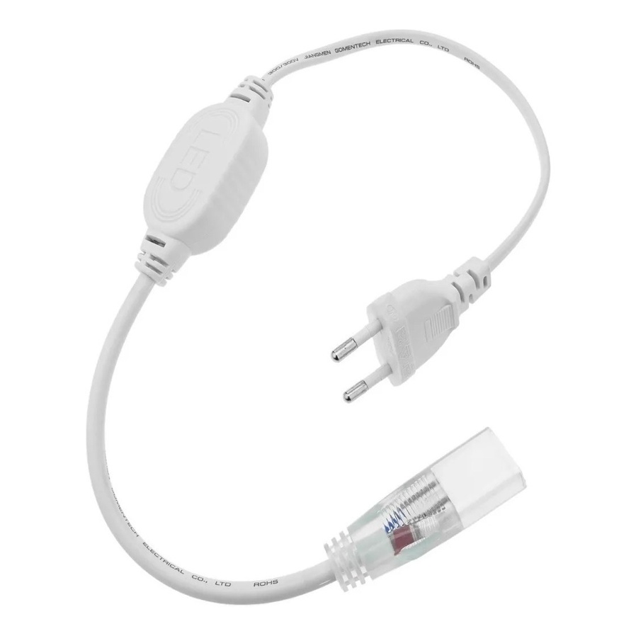 Adaptador Conector Fita Mangueira Led 110-220v em Oferta na Shopee