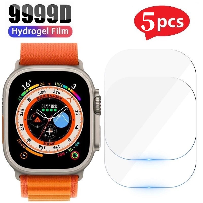 2022 modelo novo película de vidro protetora para apple watch ultra 49mm