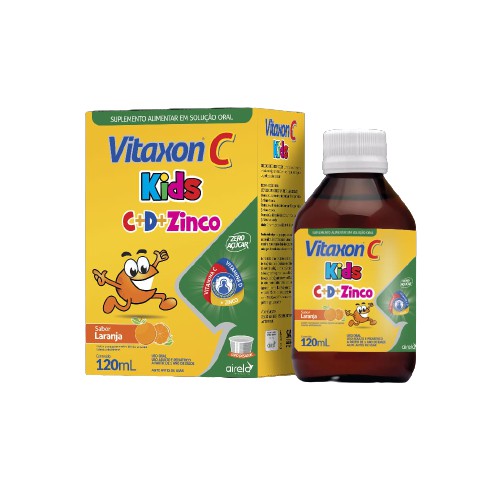 Vitaxon C Kids C + D + Zinco 120ml em Oferta na Shopee