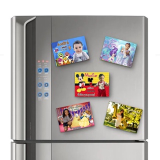 30 Foto Ímã Geladeira Personalizado Medida: 10x7cm  seu tema em Oferta na Shopee