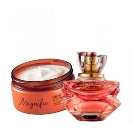 PRESENTE EUDORA MAGNIFIC À ESCOLHER - Perfume Eudora Magnific Eau De Parfum 75ml ou Creme Acetinado 200ml