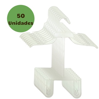 Cabide Com Adaptador Roupa Infantil Conjunto Bebê 50 Unidades em Oferta na Shopee