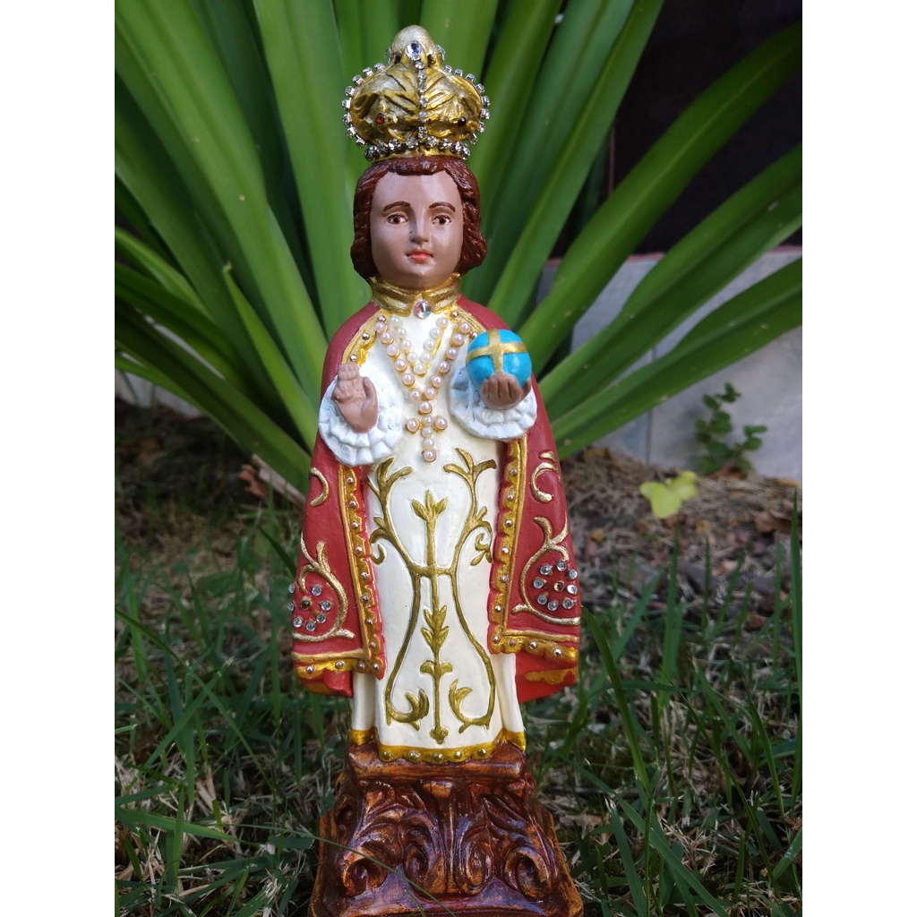 Menino Jesus de Praga em gesso Shopee Brasil
