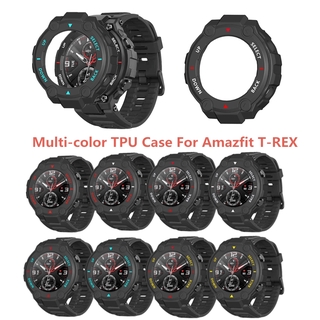 Capa De Borracha Macia Para O Relógio Huami Amazfit T-Rex/Pro Acessório Shell Watch