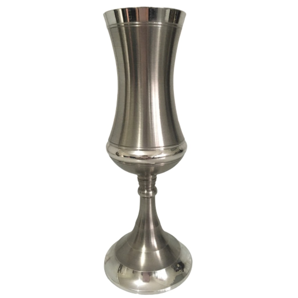 Taça Para Champagne Em Estanho Maravilhosa Requinte Design Cálice