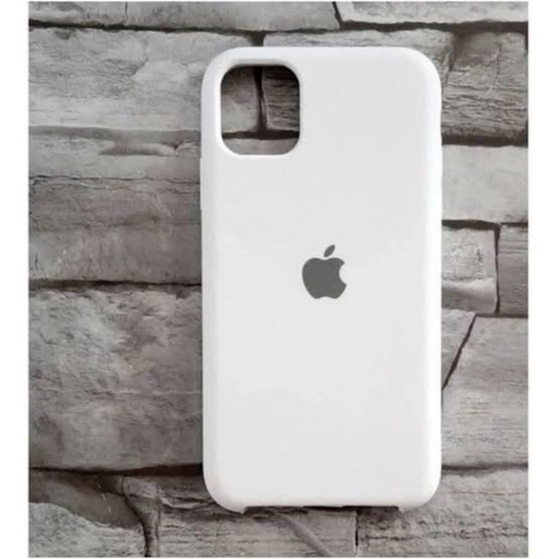 capa case iPhone 11 branca original aveludada.