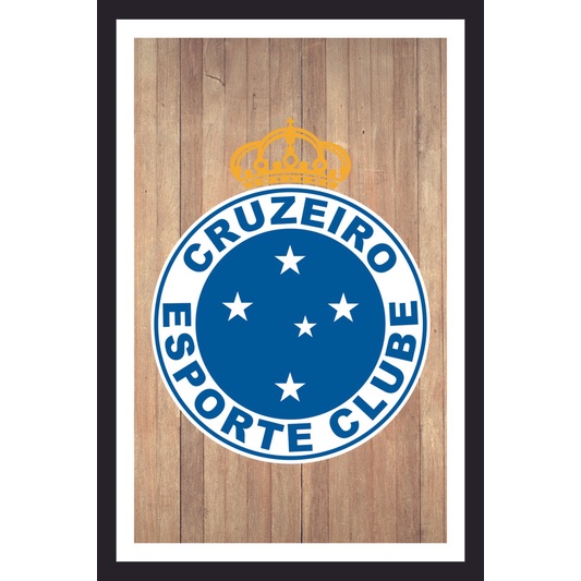 Placa Quadro Decorativo Cruzeiro Mafia Azul Zeiro maior de minas de MDF 6mm (Não empena com tempo) 20x28cm Impressão Direta 14