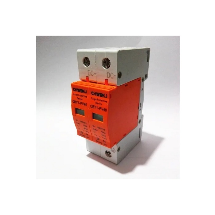 Disjuntor Dps Solar Protetor contra Surto 1000V 20/40ka Dc CC1000vcc 2 Polos