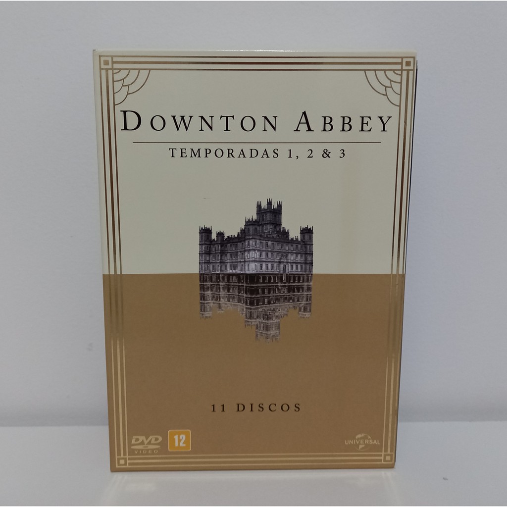 Box Dvd Seriado Downton Abbey Temporadas 1, 2 E 3 Completas Original ...
