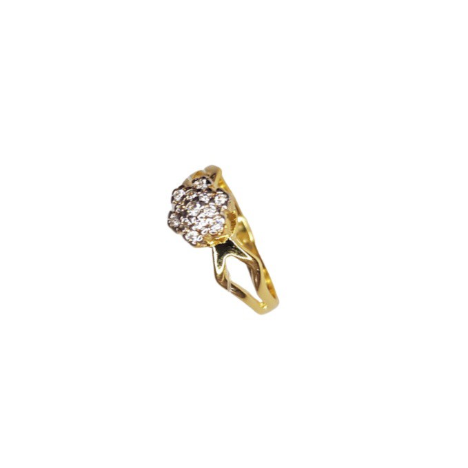 Anel Feminino Anéis de Ouro Banhado Anel Ouro Folheado Cor de Prata Banho de Ródio Branco Anel Feminino Ouro Banhado Semijoia com Garantia Ponto de Luz Pavê