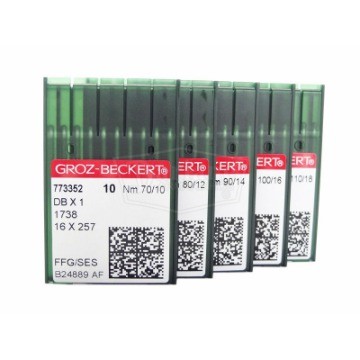 Agulha de Máquina Reta cabo fino Groz-Beckert DBx1 - caixa com 10un em Oferta na Shopee