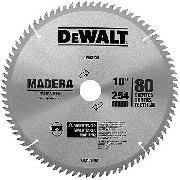 Serra Circular P/ Madeira 10' C/ 80 Dentes De Widea Dewalt em Oferta na Shopee
