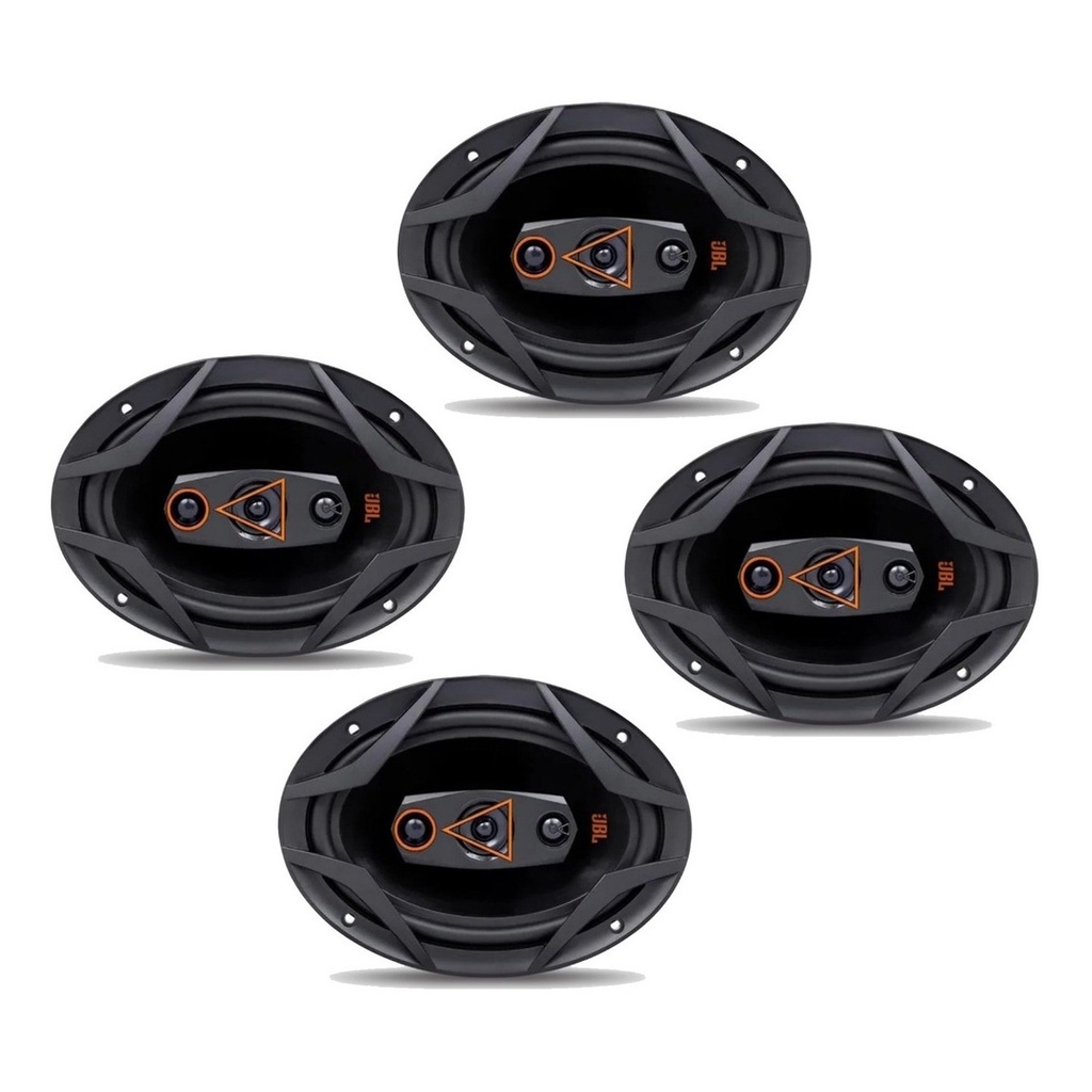 Kit 4 Alto Falantes Quadriaxiais JBL 69QDMS120 120 Watts Rms