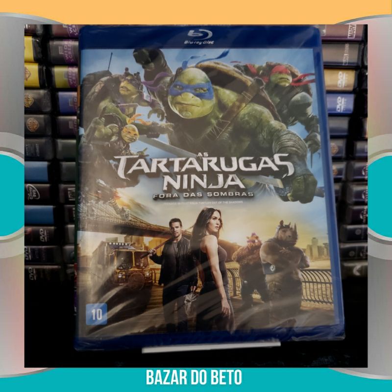 Bluray Filme Tartarugas Ninja - Fora Das Sombras (Lacrado) (Leia a Descrição)