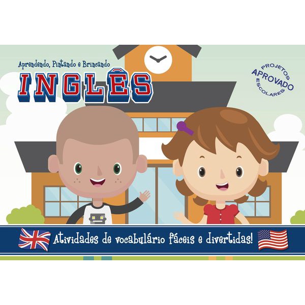 Inglês - Aprendendo, Pintando e Brincando em Oferta na Shopee