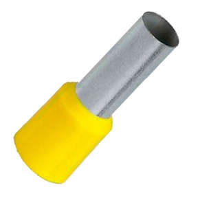 200X Terminal Tubular Ilhos 6mm E6012 Pre Isolado (200pçs)
