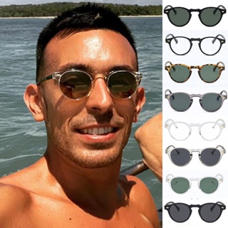 Óculos De Sol Redondo Unissexo UV400 Com Armação Pequena Para Uso Externo/Escuros Unissex UV400 em Oferta na Shopee