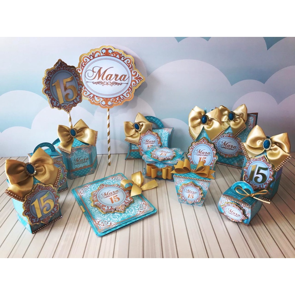 Kit Caixinhas Lembrancinha Personalizada 15 ANOS Aniversário Festa Infantil