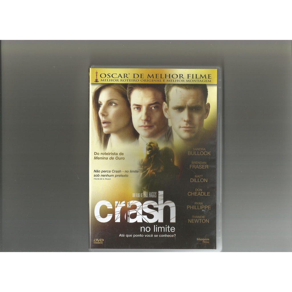 DVD * CRASH NO LIMITE * SANDRA BULLOK - BRENDAN FRASER - MATT DILLON - IMPECÁVEL