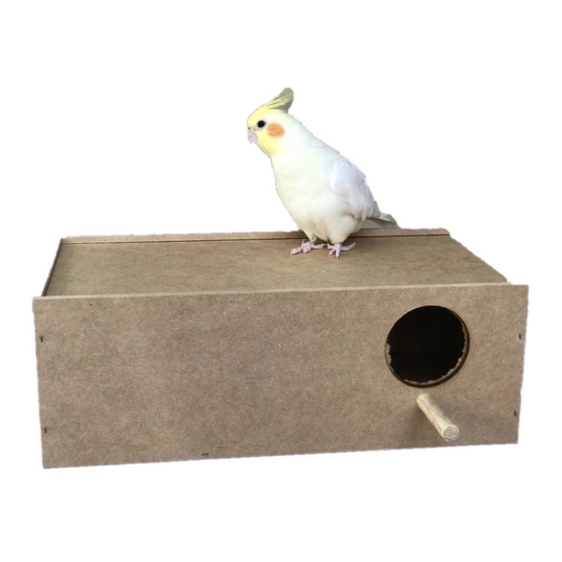 Ninho De Madeira Para Calopsita Viveiros e Gaiolas MDF