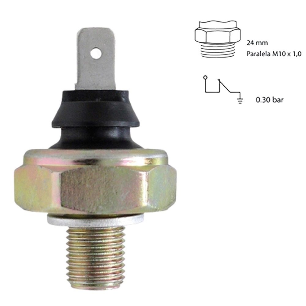 Sensor De Pressao De Oleo Cebolinha VW Gol Golf Parati Polo Santana  - Intermec - Envio Imediato