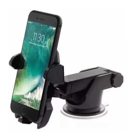 Suporte Celular GPS Carro Resistente Firme Haste Ajuste Prolongável Rotação 360 GRAU CD-008