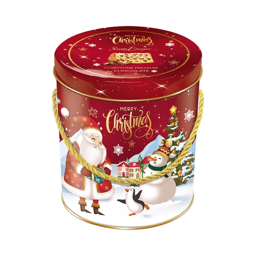 Santa Edwiges 400gr Lata Natalina Gotas Chocolate Shopee Brasil
