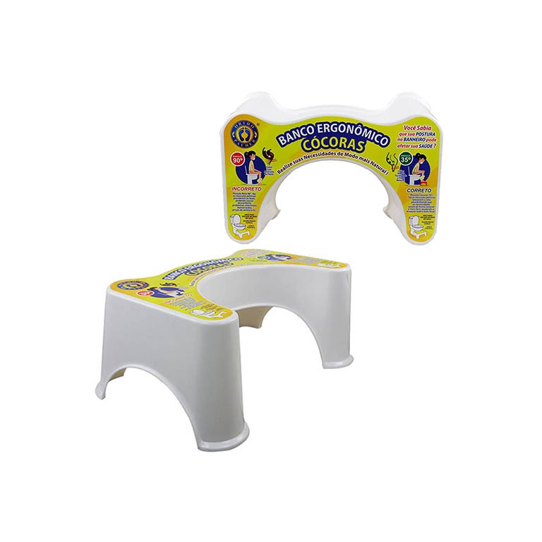 Banco Banquinho De Cócoras P/ Vaso Sanitário Orthopauher Top