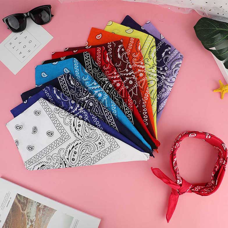 Bandana Lenço Estampada Barato Varias Cores Moda Adulto Blogueira