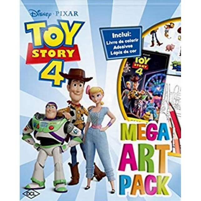 Livro - Mega Art Pack - Disney - Toy Story 4