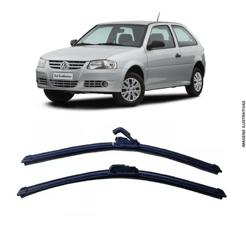 Palheta Limpador Parabrisa Vw Gol G4 06 07 08 - Pa 20 20 em Oferta na Shopee