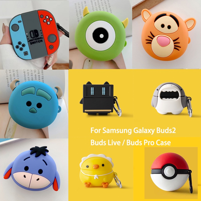 Para Samsung Galaxy Buds2/Buds pro live FEShockproof Capa De Fone De Ouvido Ao Vivo/2 Sili...