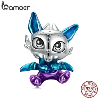 Bamoer Beads Pingentes De Dragão Voador De Prata 925 Para Pulseiras Diy