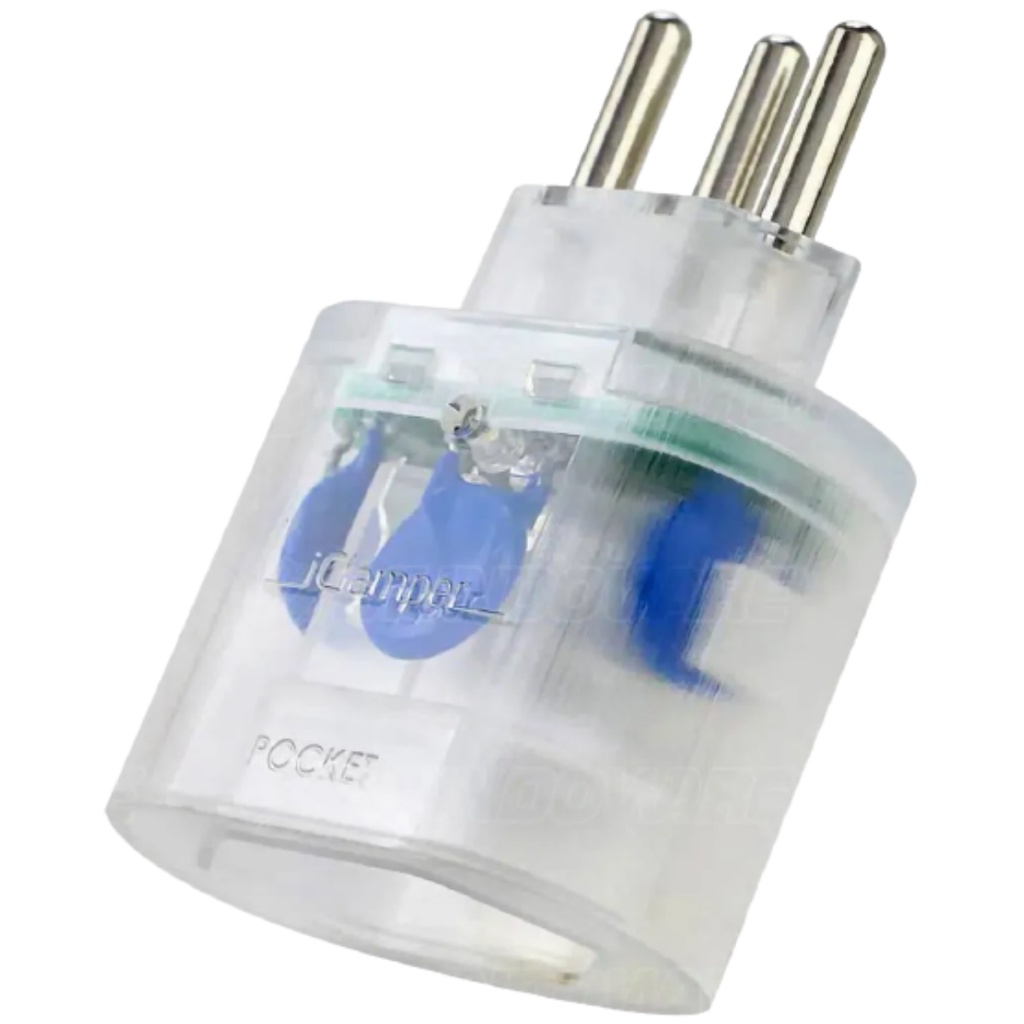Iclamper Pocket DPS 10A Transparente 3 Pinos Tomada - Home Appliances