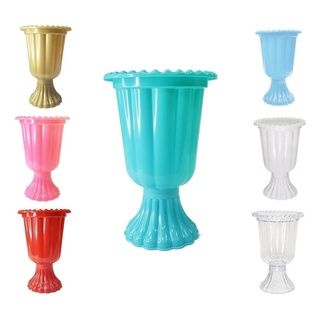 Vaso Grego - Vaso Decorativo - Luxo - Centro de Mesa - Plástico - Vaso 20 cm - 1 unidade
