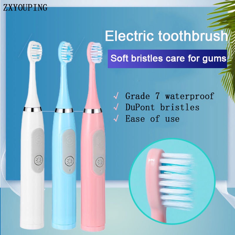 S7 Escova De Dentes sonic Para Adultos Elétrica Automática Recarregável Com 8 Cabeças De Substituição IPX7 Dente