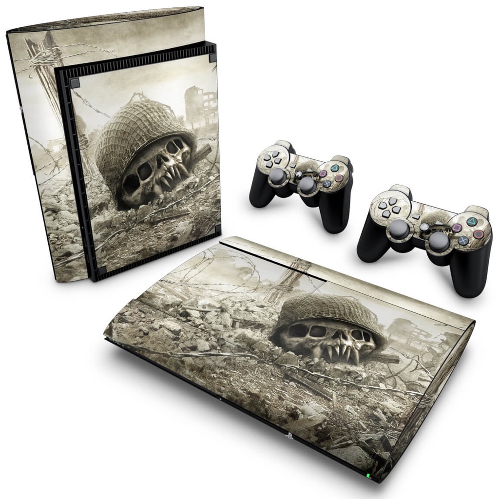 Skin PS3 Super Slim Adesivo - Resistance Fall Of Man